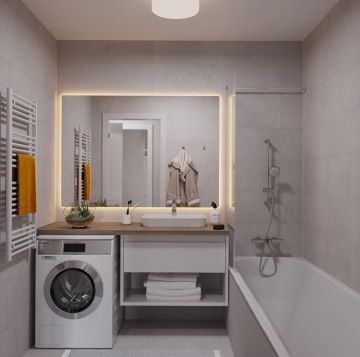 Albatros Kbely 4 - koupelna, Skanska Residential