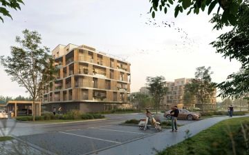 Albatros Kbely, finální etapa, bytový dům Charlie, Skanska Residential