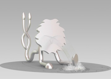 Soutěž Art.cukrovar - Lokalita č. 5: Lev co hlídá řepu