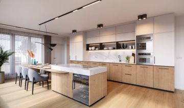 Habitat - interiér, rezidenční projekt v pražských Malešicích, Skanska Residential