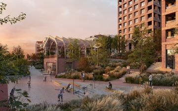 Cukrovarnické náměstí - open air pavilon