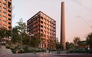 Skanska Residential - Cukrovarnické náměstí - parter, třetí etapa projektu Modřanský cukrovar