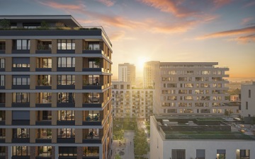 Čtvrť Emila Kolbena - bytové domy Joachim a Ludvík