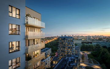 Habitat 2, new residential project, Malešice, Skanska Residential
