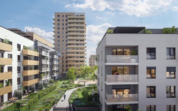 Habitat, new residential project, Malešice, Skanska Residential