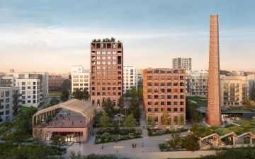 Cukrovarnické náměstí - třetí etapa Modřanského cukrovaru, Skanska Residential